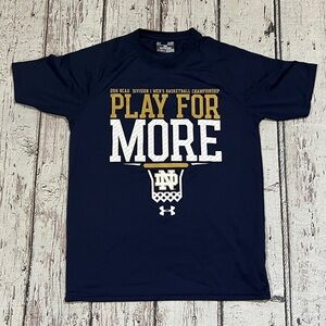 University of Notre Dame Fighting Irish NCAA College Under Armour Loose Shirt